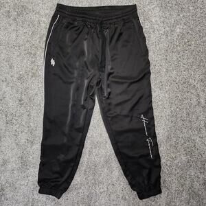 Homme + Femme World Famous Men’s Black Satin Lounge Pants - Size 3XL - EUC